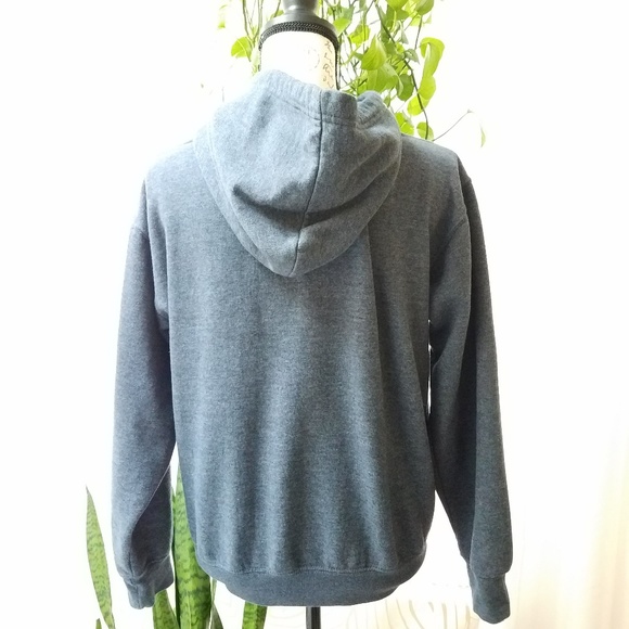 OBX Outerbanks NC Hoodie Jacket Denim Blue - Picture 2 of 3